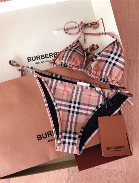 burberry women bathing suit|burberry swimsuit bikini.